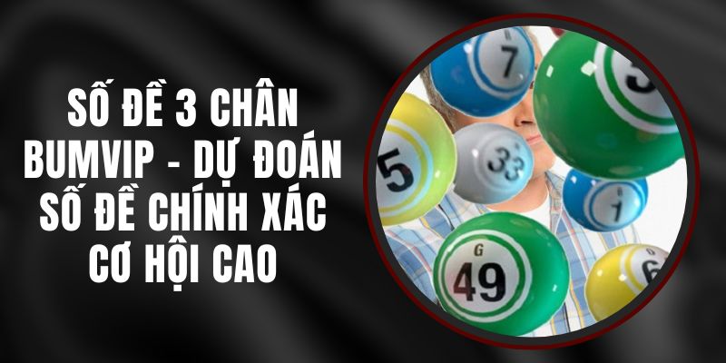 Số Đề 3 Chân Bumvip - Dự Đoán Số Đề Chính Xác, Cơ Hội Cao